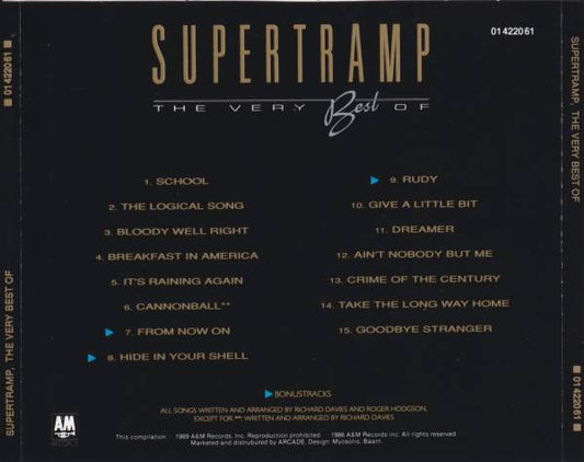 Supertramp : The Very Best Of (CD, Comp)