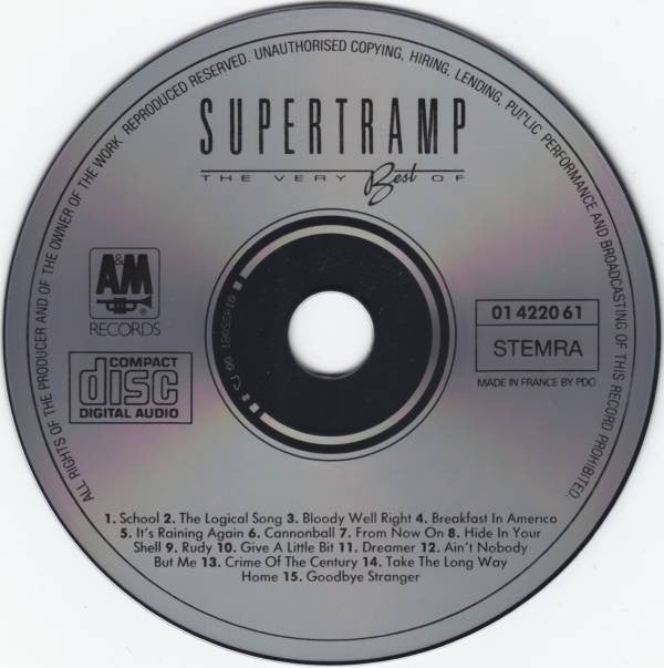 Supertramp : The Very Best Of (CD, Comp)