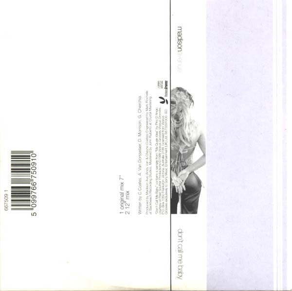 Madison Avenue : Don't Call Me Baby (CD, Single)