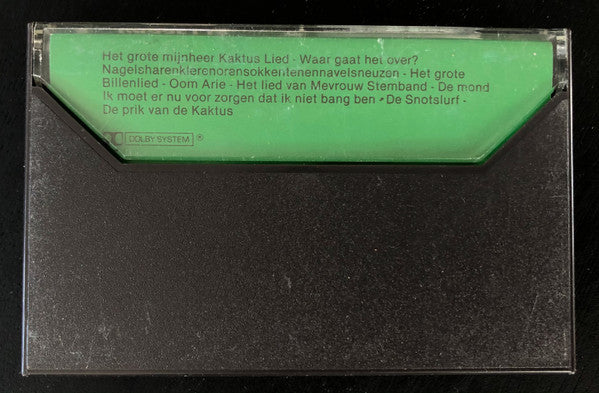 Meneer Kaktus : De Grote Mijnheer Kaktus Cassette (Cass)