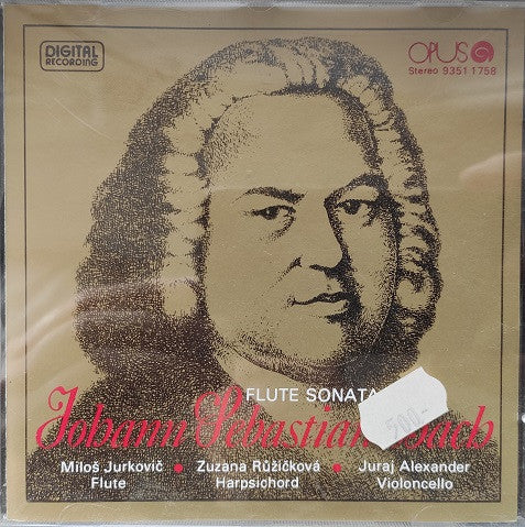 Johann Sebastian Bach – Miloš Jurkovič, Zuzana Růžičková, Juraj Alexander : Flute Sonatas (CD)