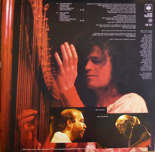 Andreas Vollenweider : Caverna Magica (...Under The Tree - In The Cave...) (LP, Album, RE, Hal)