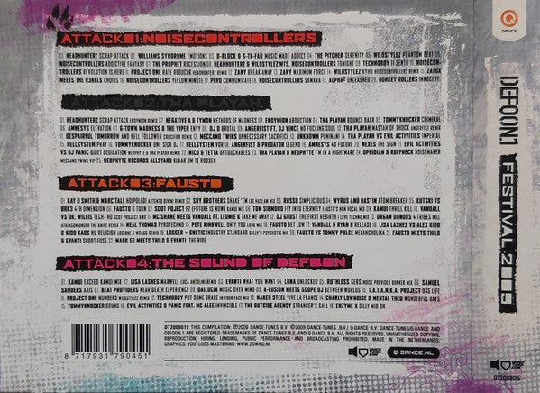 Various : Defqon.1 Festival 2009 - Scrap Attack! (4xCD, Comp, Mixed)