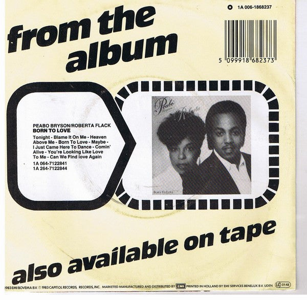 Peabo Bryson / Roberta Flack : Heaven Above Me (7", Single)
