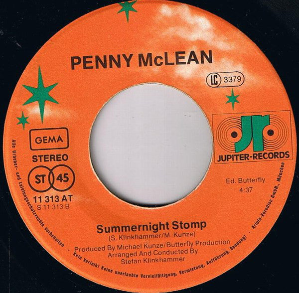 Penny McLean : Dance, Bunny Honey, Dance (7", Single)
