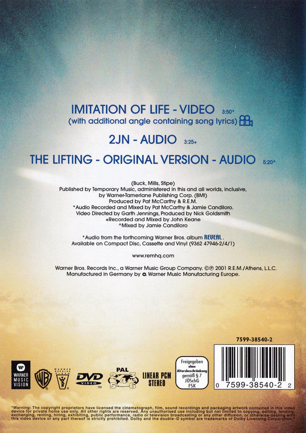 R.E.M. : Imitation Of Life (DVD, PAL)