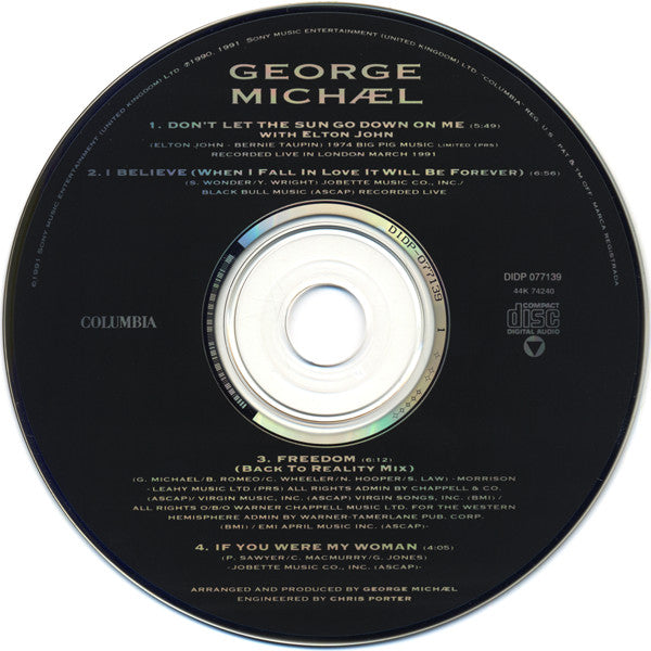 George Michael / Elton John : Don't Let The Sun Go Down On Me (CD, RE)