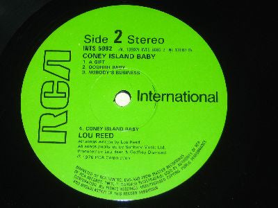 Lou Reed : Coney Island Baby (LP, Album, RE)