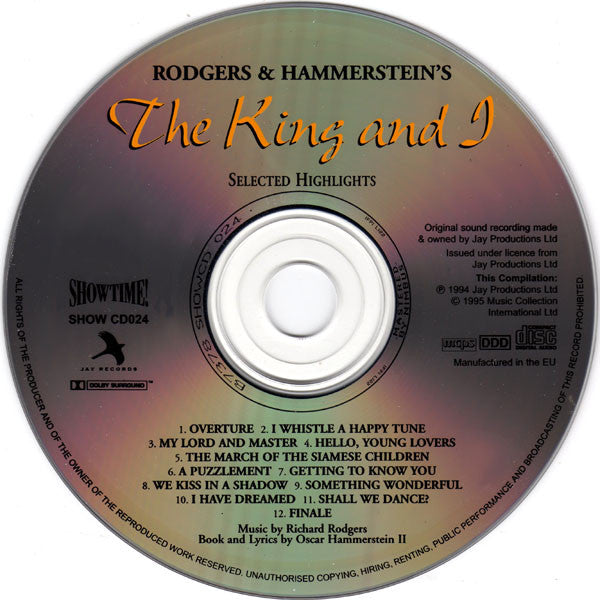 Various : The King And I (Selected Highlights) (CD, Comp)