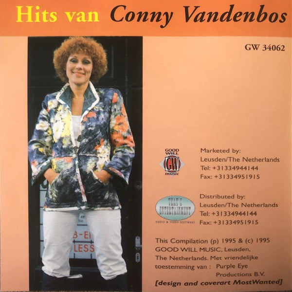 Conny Vandenbos : Hits Van Conny Vandenbos (CD, Comp)