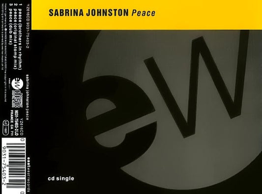 Sabrina Johnston : Peace (CD, Single)