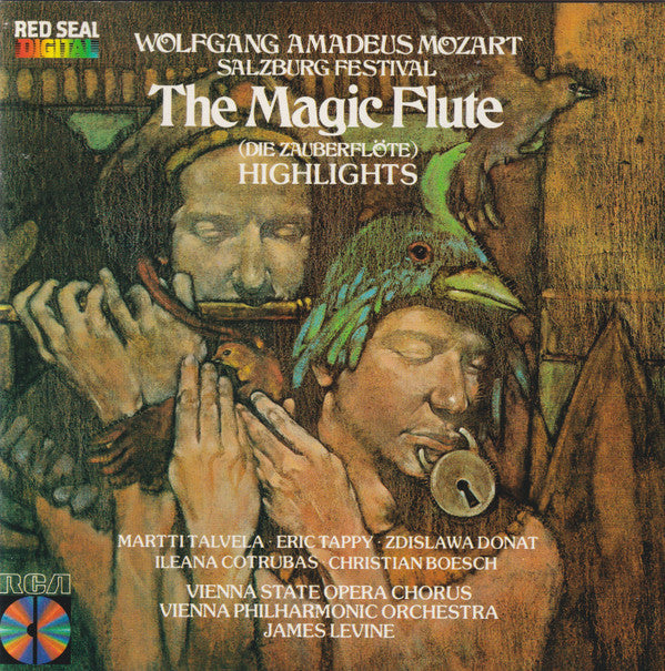 Wolfgang Amadeus Mozart / Ileana Cotrubas, Eric Tappy, Zdzisława Donat, Christian Boesch, José van Dam, Martti Talvela, Wiener Staatsopernchor, Wiener Philharmoniker, James Levine (2) : Die Zauberflöte - The Salzburg Festival Production (Highlights) (CD, Comp, RE)