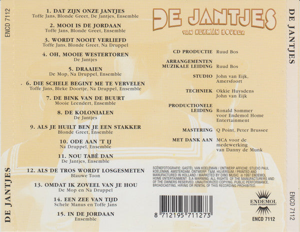 Various : De Jantjes (CD, Album)