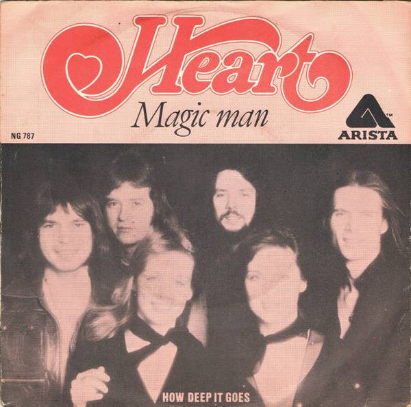 Heart : Magic Man (7", Single)