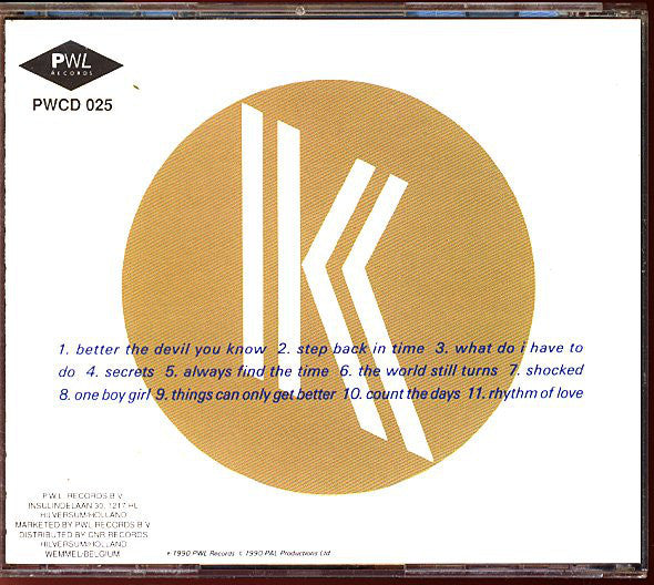 Kylie Minogue : Rhythm Of Love (CD, Album, M/Print)