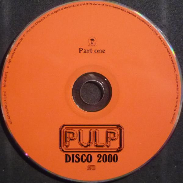 Pulp : Disco 2000 (CD, Single)