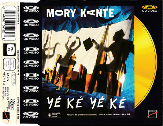 Mory Kanté : Yé Ké Yé Ké (CDV, 5", Single, PAL)