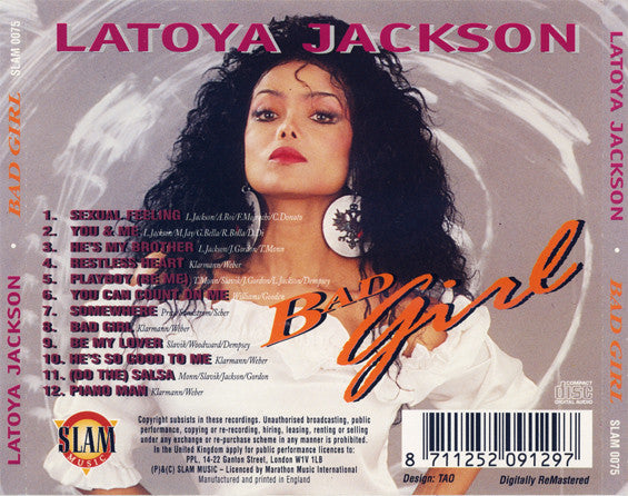 La Toya Jackson : Bad Girl (CD, Album)