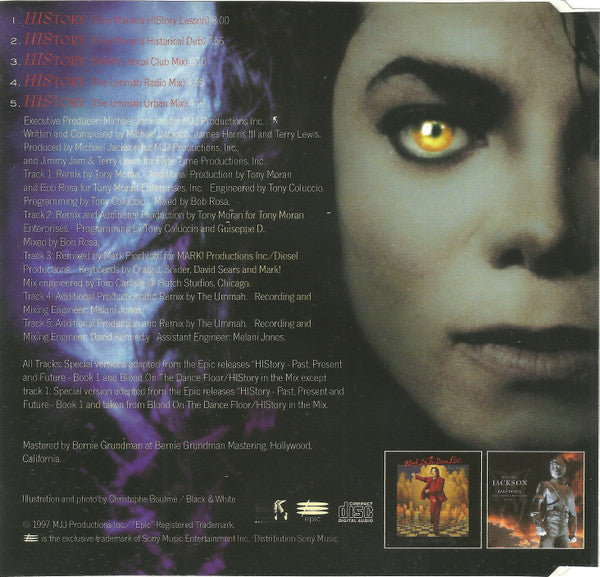 Michael Jackson : HIStory (CD, Single, CD2)