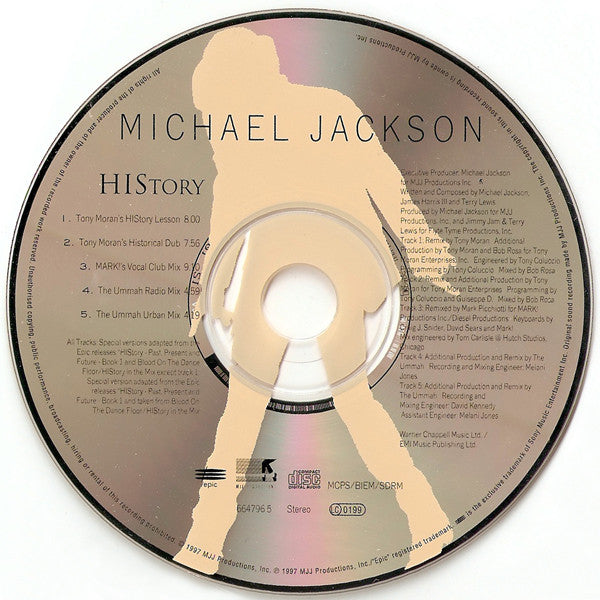 Michael Jackson : HIStory (CD, Single, CD2)