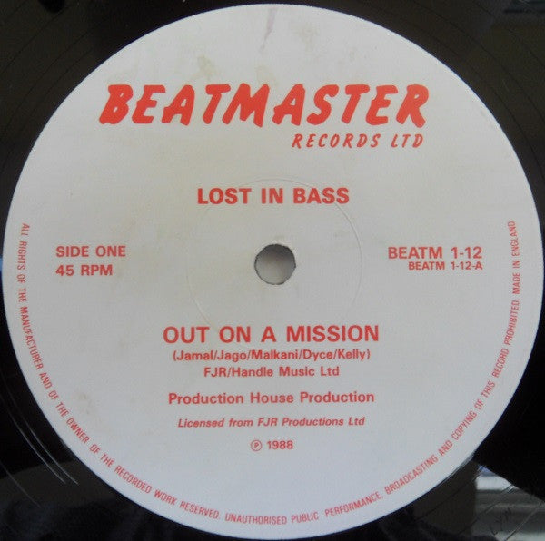 Lost In Bass : Out On A Mission (12")
