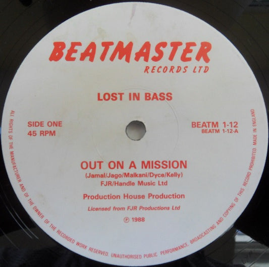 Lost In Bass : Out On A Mission (12")