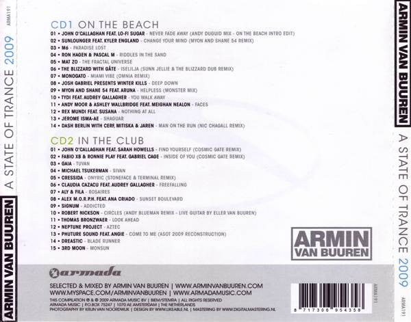 Armin van Buuren : A State Of Trance 2009 (2xCD, Comp, Mixed)