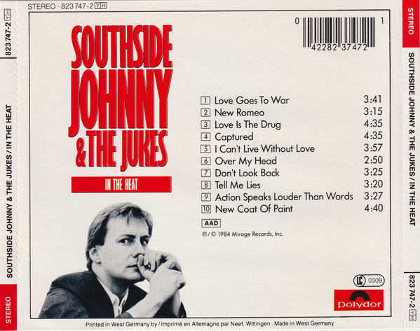 Southside Johnny & The Asbury Jukes : In The Heat (CD, Album)