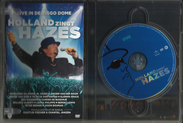 Various : Holland Zingt Hazes (DVD-V, Comp, PAL + CD, Album, Comp, PAL)
