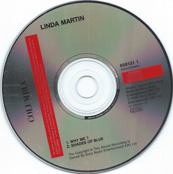 Linda Martin : Why Me ? (CD, Single)