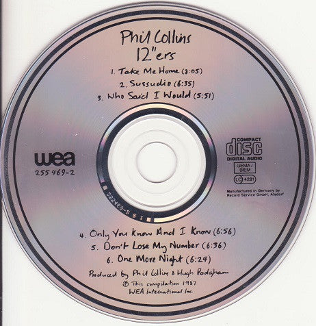 Phil Collins : 12"ers (CD, Comp)