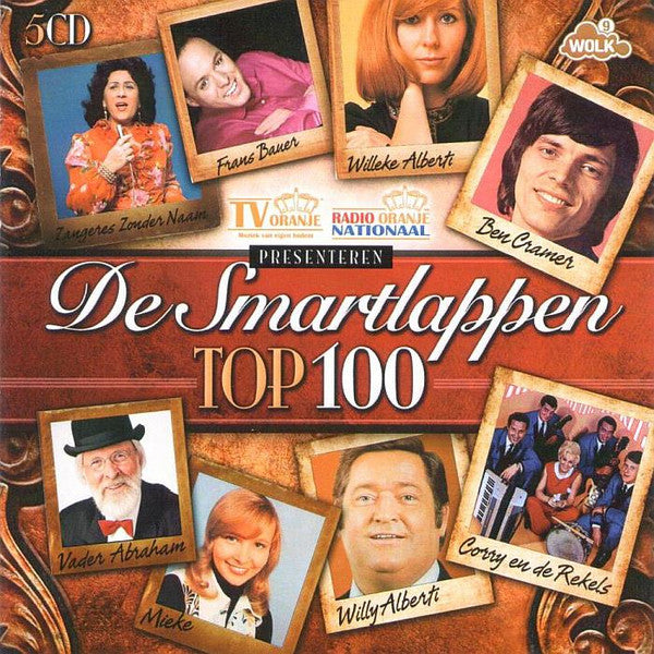 Various : De Smartlappen Top 100  (5xCD, Comp)