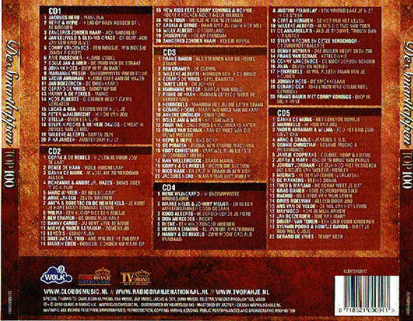 Various : De Smartlappen Top 100  (5xCD, Comp)