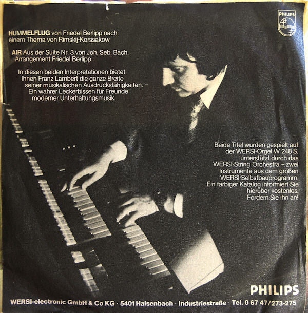 Franz Lambert : Hummelflug / Air (7")