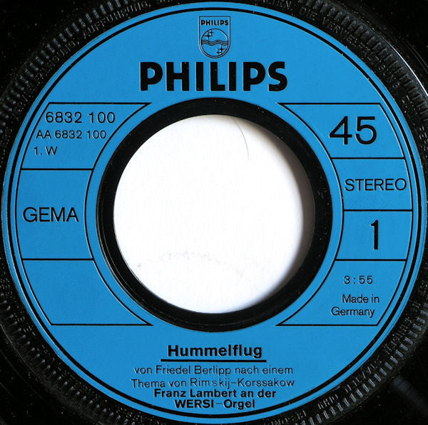 Franz Lambert : Hummelflug / Air (7")