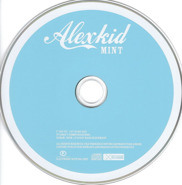Alexkid : Mint (CD, Album)