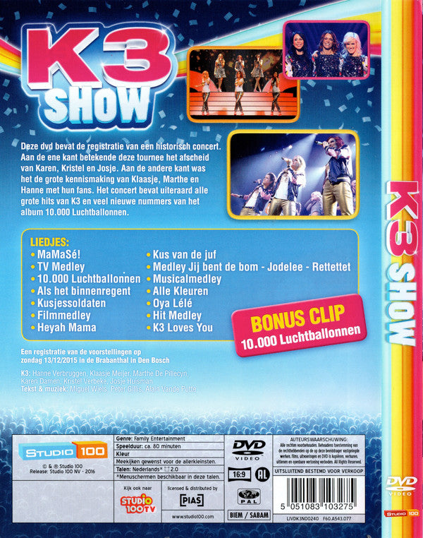 K3 : K3 Show (DVD-V, PAL)
