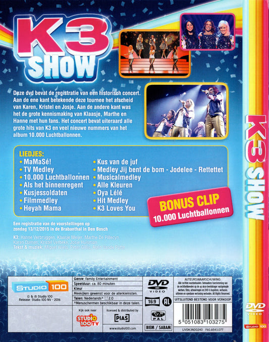 K3 : K3 Show (DVD-V, PAL)