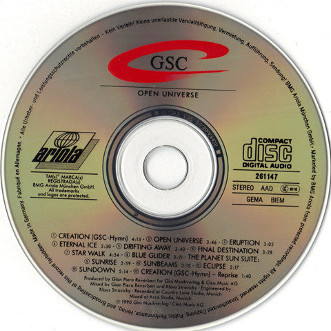 GSC : Open Universe (CD)