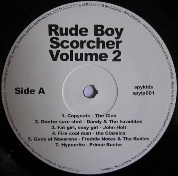 Various : Rude Boy Scorcher - Volume 2 (LP, Comp, RM)