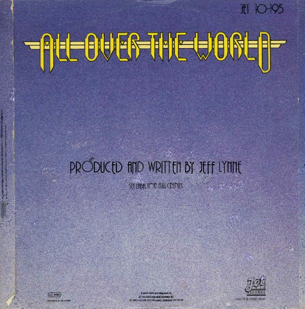 Electric Light Orchestra : All Over The World (10", Single, Blu)