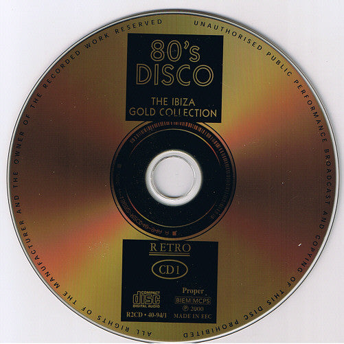 Various : 80s Disco - The Ibiza Gold Collection (2xCD, Comp)