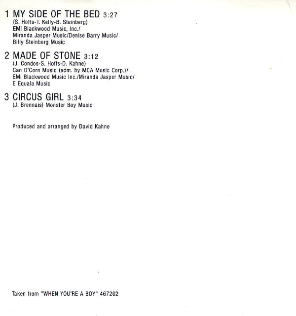 Susanna Hoffs : My Side Of The Bed (CD, Maxi)