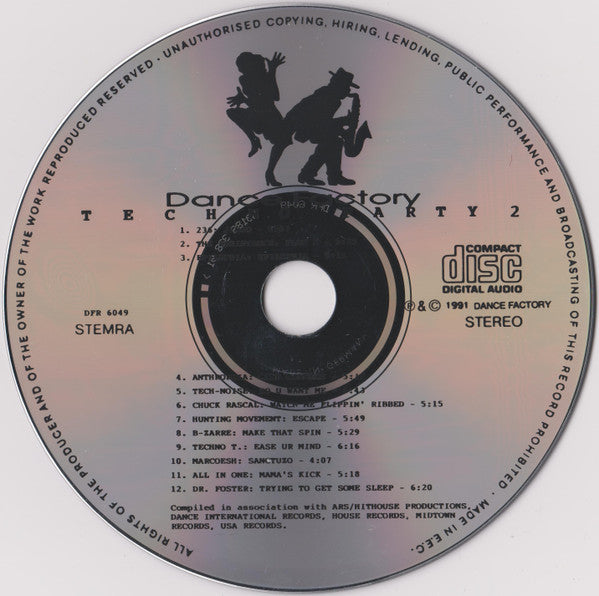 Various : Techno Party 2 (CD, Comp)