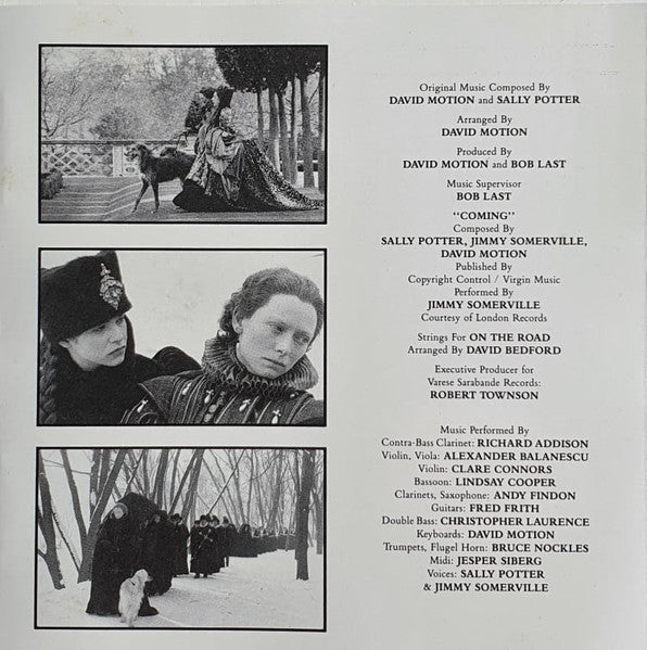 David Motion & Sally Potter : Orlando (Original Motion Picture Soundtrack) (CD, Album)