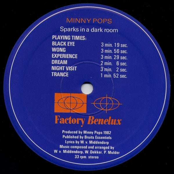 Minny Pops : Sparks In A Dark Room (LP, Album)