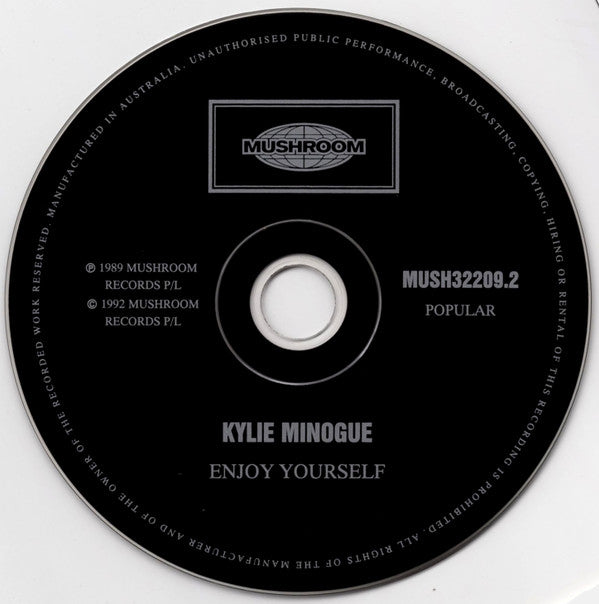 Kylie Minogue : Enjoy Yourself (CD, Album, RE)