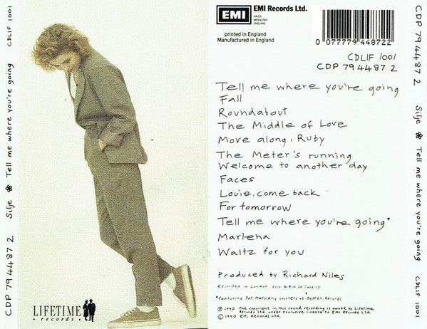 Silje Nergaard : Tell Me Where You're Going (CD, Album)