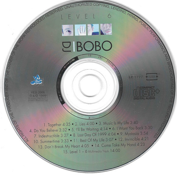 DJ BoBo : Level 6 (CD, Album, Enh)