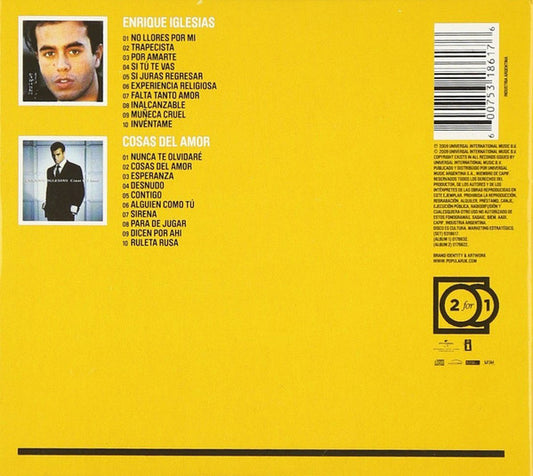 Enrique Iglesias : Enrique Iglesias + Cosas Del Amor (CD, Album, RE + CD, Album, RE + Comp)